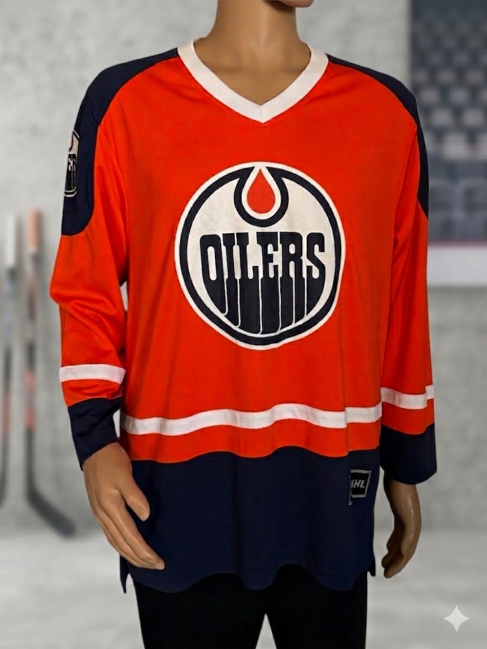 Authentic Edmonton Oilers NHL Jersey Size S/M